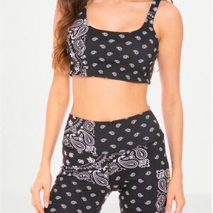 LOFT matching set - bandana print, hard to find